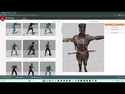 Qhia mu download cov yeeb yam  coj los siv hauv iclone (Download Animation from Mixamo for iclone)
