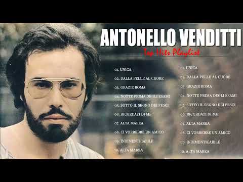 Le 50 Migliori Canzoni di Antonello Venditti - Antonello Venditti Greatest Hit 2023