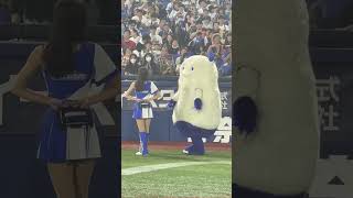 #shorts 《プロ野球 チアリーダー》横浜DeNAベイスターズ　　diana　ディアーナにイタズラするチャッピー　2023　baystars cheerleader   《BraveTV》