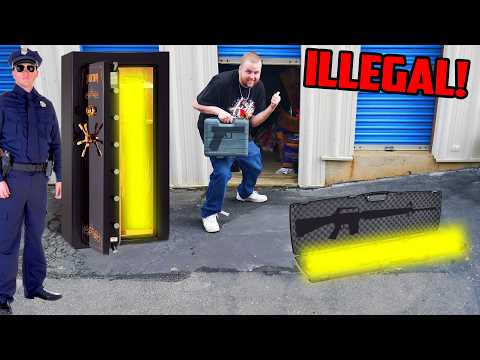I Bought a Storage Unit FULL Of Gun Cases and a Safe!