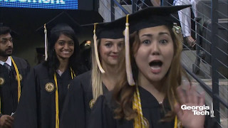 Georgia Tech Spring 2017 Commencement Bachelor Ceremony, Morning