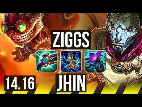 ZIGGS & Maokai vs JHIN & Leona (ADC) | 7k comeback | EUW Master | 14.16