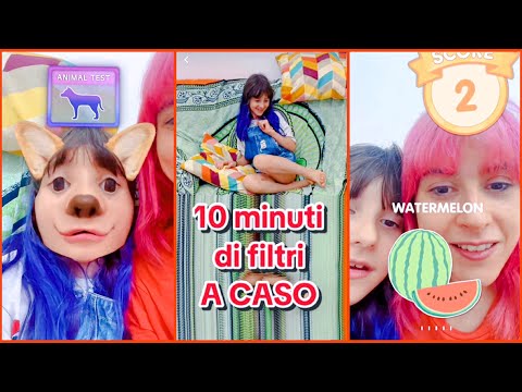 10 minuti di filtri a caso 😂 e giochi su Tiktok
