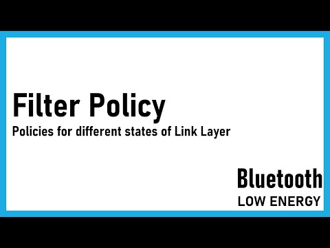 Filter Accept List/White List - Filter Policies in BLE
