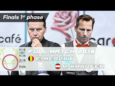 Final 1st phase - Eddy MERCKX vs Arnim KAHOFER (Verhoeven Open Tournament 2019)