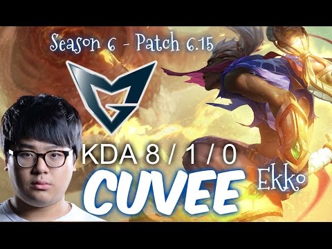 SSG CuVee EKKO vs RUMBLE TOP - Patch 6.15 KR Ranked | League of Legends