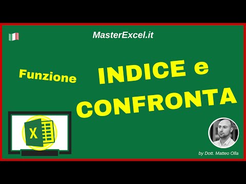 MasterExcel.it - Tutorial Funzione Indice Confronta Excel INDEX MATCH (meglio del Cerca Verticale)