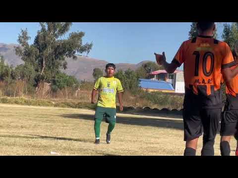 Partido de la Premièra. B Los Leones Futbol Club Cochabamba vs  Valencia. De Punata 