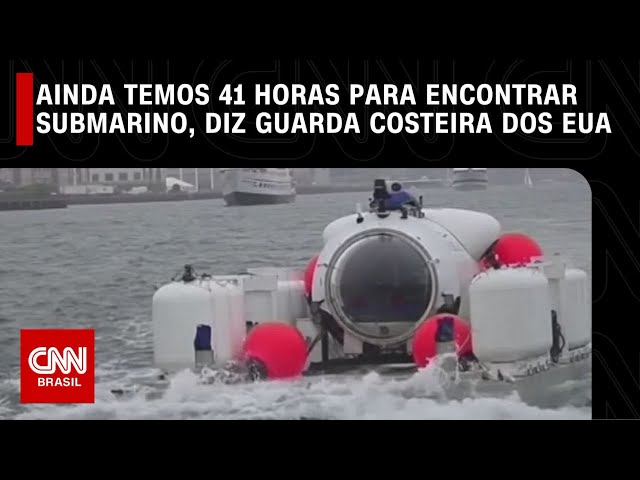 Ainda temos 41 horas para encontrar submarino, diz Guarda Costeira dos EUA | O GRANDE DEBATE