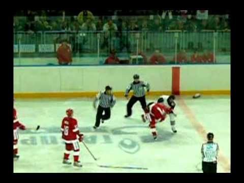Драка бой хоккей Свитов Александр - Веро Дарси (Svitov Alex vs Verot Darcy Brawl) Fights