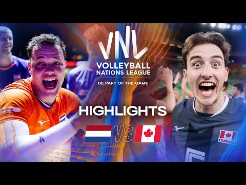 Netherlands 🇳🇱 vs. Canada 🇨🇦 - Highlights | Week 3 | Men's VNL 2025