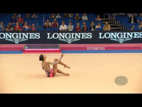 Selin KILAVUZ (TUR) 2015 Rhythmic Worlds Stuttgart - Qualifications Ribbon