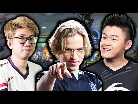 Topson with KuKu and Midone in 1 team dota 2