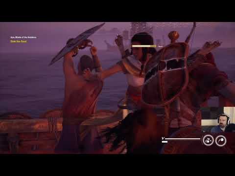 Assassin's Creed Origins playthrough pt112 - An Epic Naval Battle!