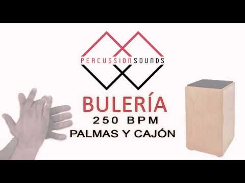 Compás por BULERIAS | Rápido | Palmas y Cajón | 250 Bpm