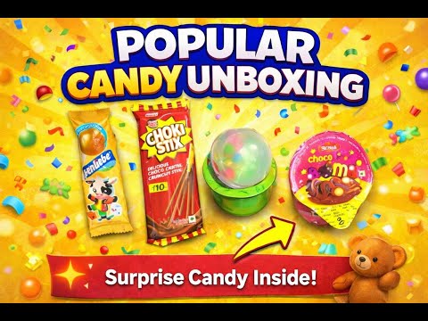 ASMR :Best option (recommended):Popular Chocolate & Candy Unboxing 🍫 | Nimmi Sweet Bites