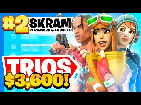 2ND in Fortnite Frosty Frenzy FINALS ❄️ ($3600) w/ Endretta & Refsgaard!