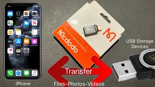 How to Transfer Files Between iPhone to USB Device