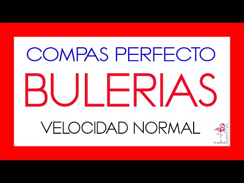 👏👏 COMPAS BULERIAS PERFECTO VELOCIDAD NORMAL CON JALEOS GUITARRA ESPAÑOLA FLAMENCO BAILE JEREZ