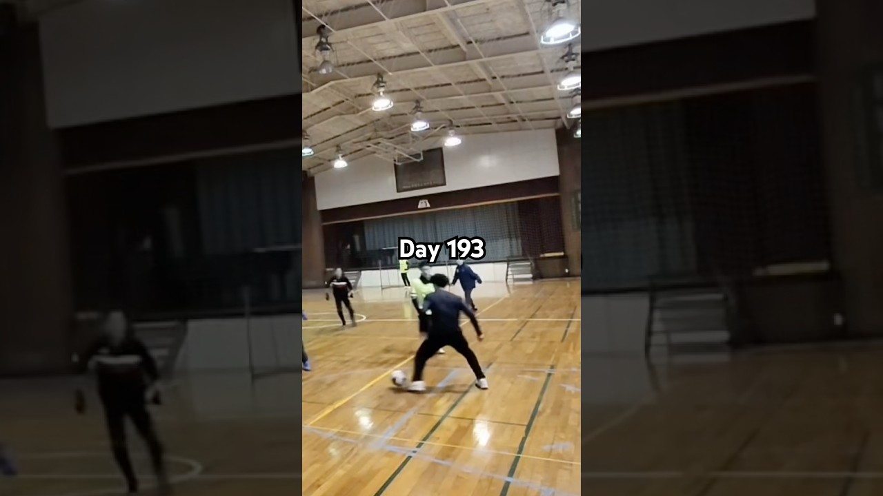 How many days to become left-footed? - Day 193 #shorts #footballtraining #football