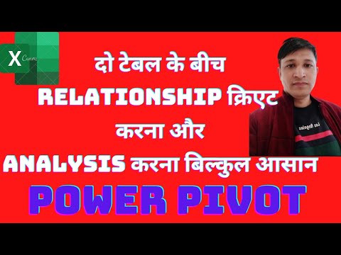 Power Pivot in Excel।How to use Power pivot in excel | Hindi।