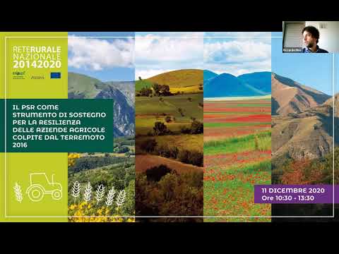 , title : 'PSR come strumento di sostegno per la resilienza delle aziende agricole colpite dal terremoto 2016'