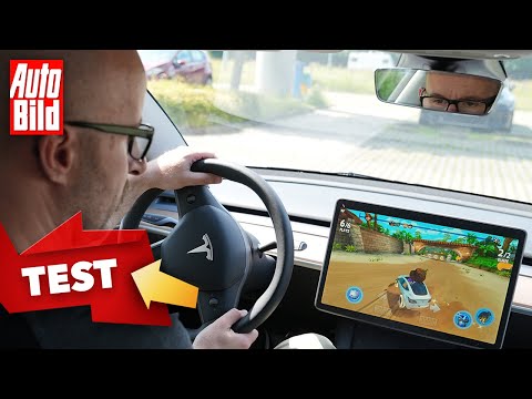 Tesla Model 3 (2022) | Gamen beim Laden – Teslas Onboard-Entertainment | mit Lars Hänsch-Petersen