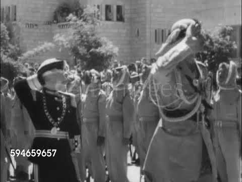 Enthronement of King Hussein bin Talal of Jordan | May 1953
