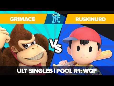 Grimace vs RuskiNurd - Ultimate Singles R1 Pools: WQF - Low Tide City | Donkey Kong vs Ness