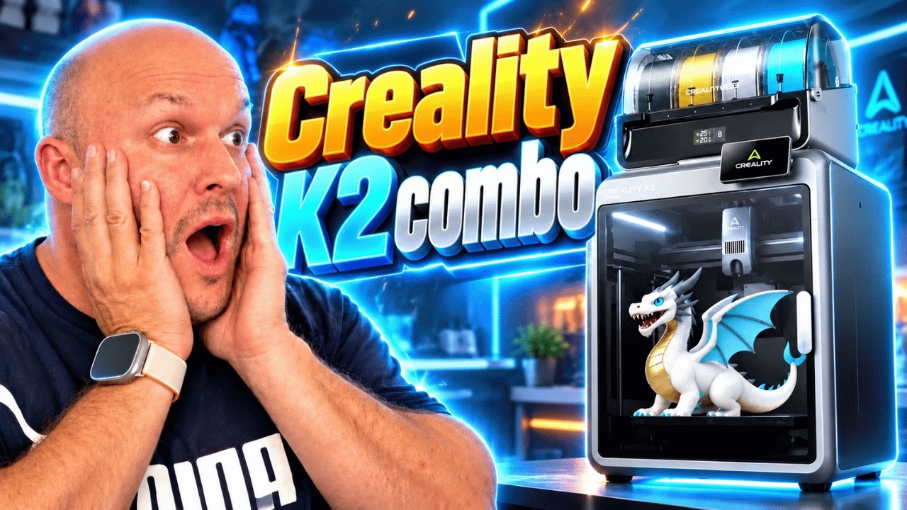 Ma PREMIÈRE imprimante 3D ! Test & avis complet de la Creality K2 Combo