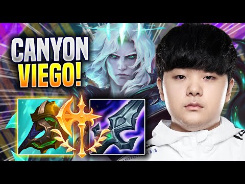 CANYON PERFECT GAME WITH VIEGO! - DK Canyon Plays Viego JUNGLE vs Kindred! | Preseason 2023