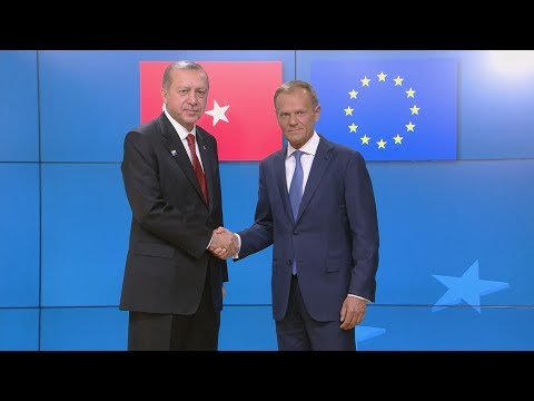 Συνάντηση Ν. Τουσκ και Ζ.Κ. Γιούνκερ με τον Ρ.Τ. Ερντογάν,  στις Βρυξέλλες