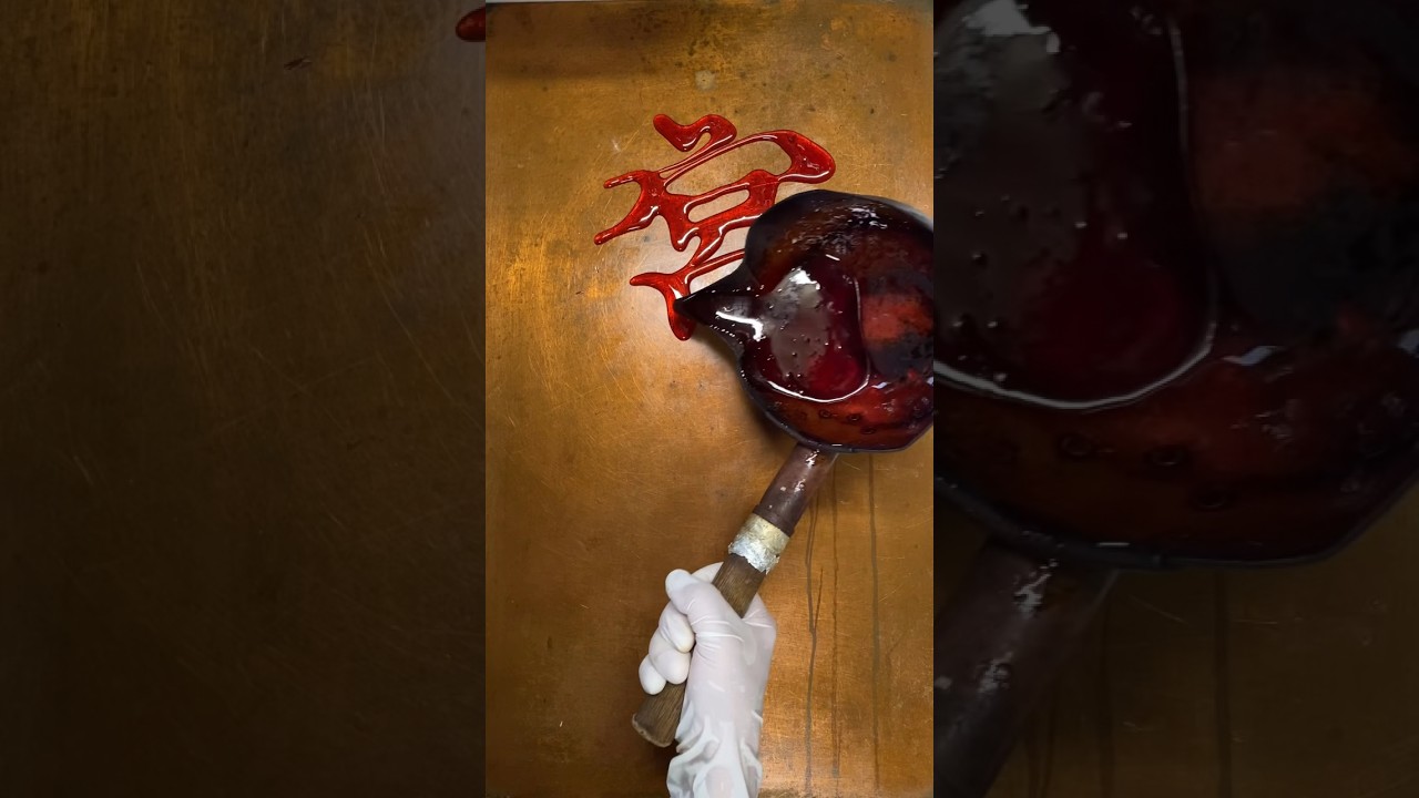 飴で47都道府県書いてみたよ#short #漢字 #人気