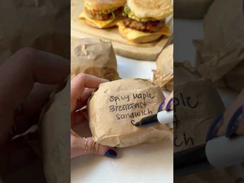 back with another freezer breakfast sandwich! full recipe and reheat instructions are in my substack