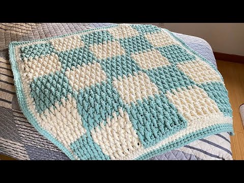 Left Hand Crochet for Beginners Baby Blanket Pattern The Crochet Crowd