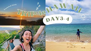【旅Vlog】子連れハワイ旅🌺ダイヤモンドヘッド登山に挑戦、ノースショアやオーガニックスーパーも行ったよ
