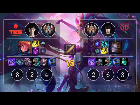 TES knight Zoe vs SB FATE Orianna Mid - KR Challenger Patch 10.10