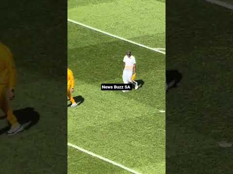 Kaizer Chiefs sangoma doing witchcraft on the pitch before Soweto derby match