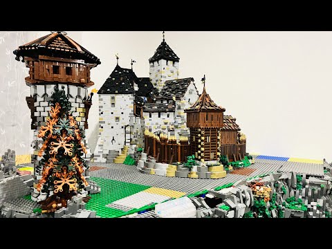 Brick City 124 - Der große Wachturm im Speedbuild. Was kommt da noch an das Viadukt?