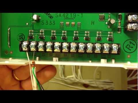 Chap 11 Vista Panel Install   Connecting A Door Contact To A Zone Expander 1