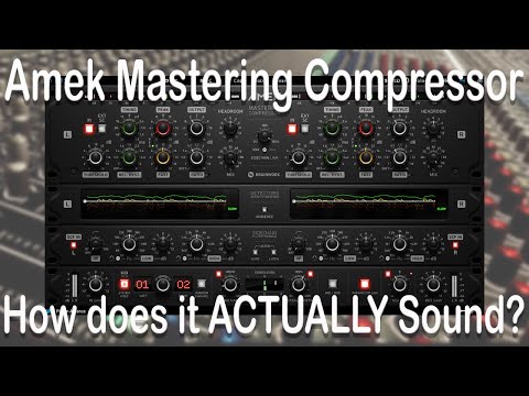 The Plugin Alliance Amek Mastering Compressor. How does it ACTUALLY sound for mixing & mastering?
