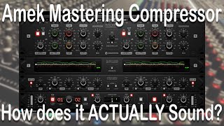 Video thumbnail for The Plugin Alliance Amek Mastering Compressor. How does it ACTUALLY sound for mixing & mastering? by The Crates Motel