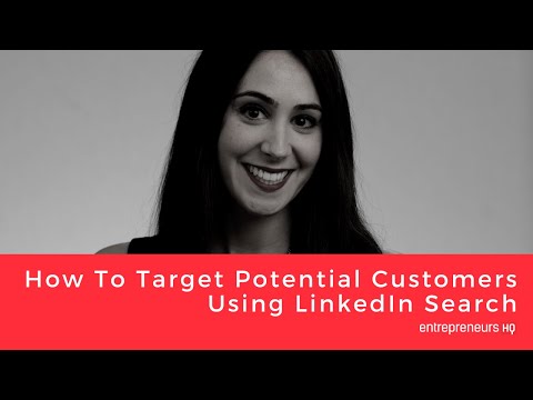How To Target Potential Customers Using LinkedIn Search - YouTube