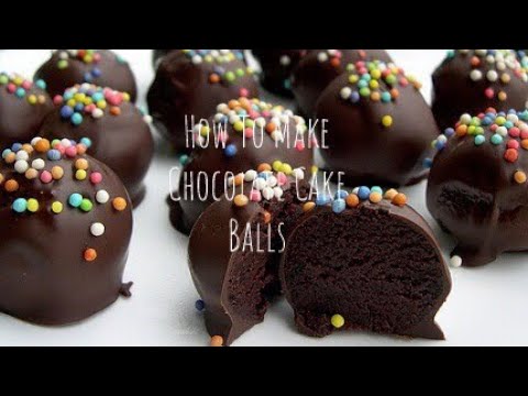 How To Make Chocolate Cake Balls