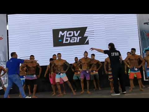 Categoría Men's Physique Senior hasta 1.70 m.