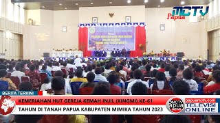Kemeriahan HUT Gereja Kemah Injil (Kingmi) Sinode Ke-61 Tahun di Tanah Papua Kabupaten Mimika Tahun 2023