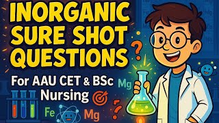 INORGANIC CHEMISTRY FOR AAU CET-UG/ BSC NURSING 2025|PERIOIDIC CLASSIFICATION ✅VET/AGRI/FISHERY etc.