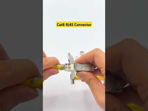 Fix Cat8 Ethernet Cables FAST! Using Cat8 Coupler & RJ45 Connector (No Special Tools!) | Save Time