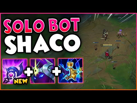 I HAD TO PLAY SHACO SOLO BOT AND THIS IS WHAT HAPPENED - Pink Ward