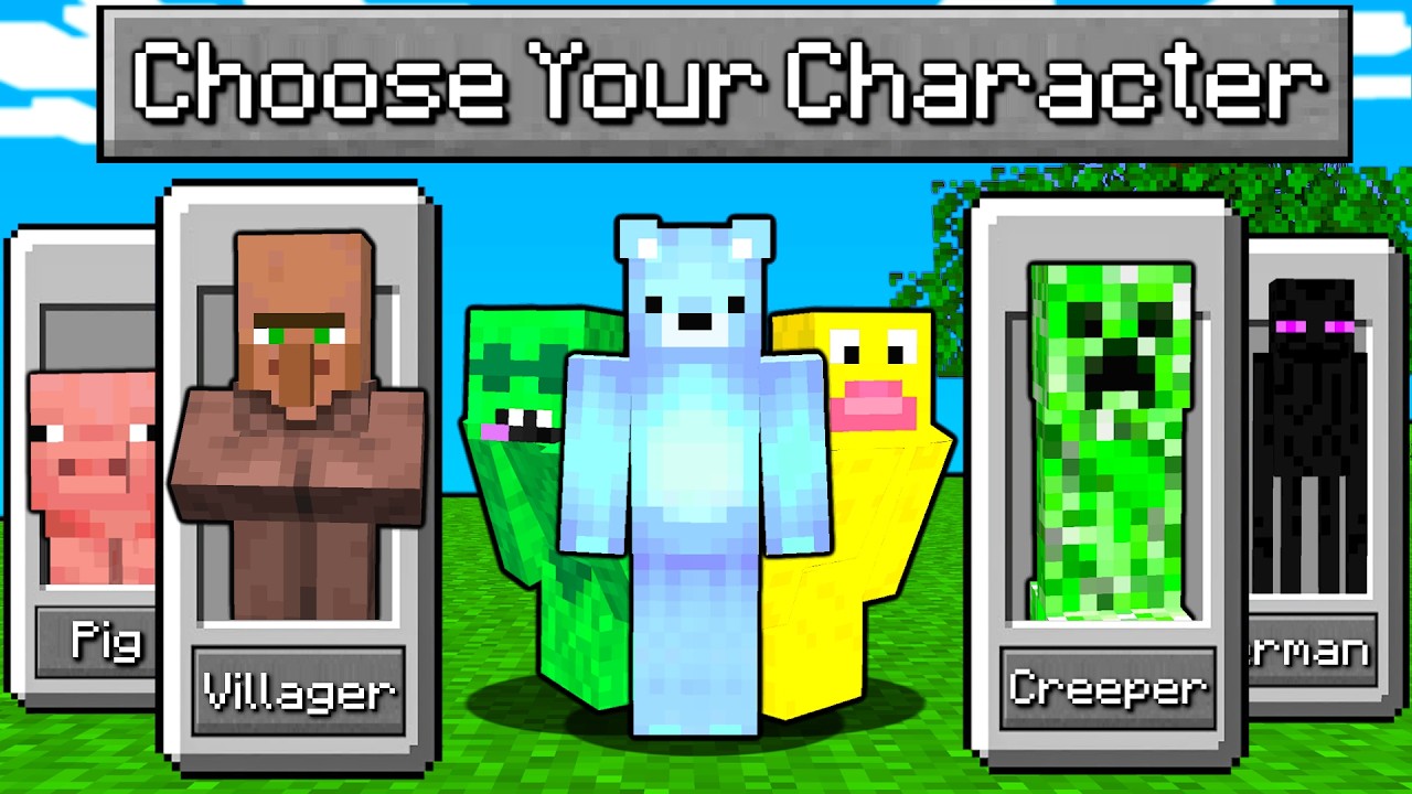 Minecraft, But You Can Choose Your Character...